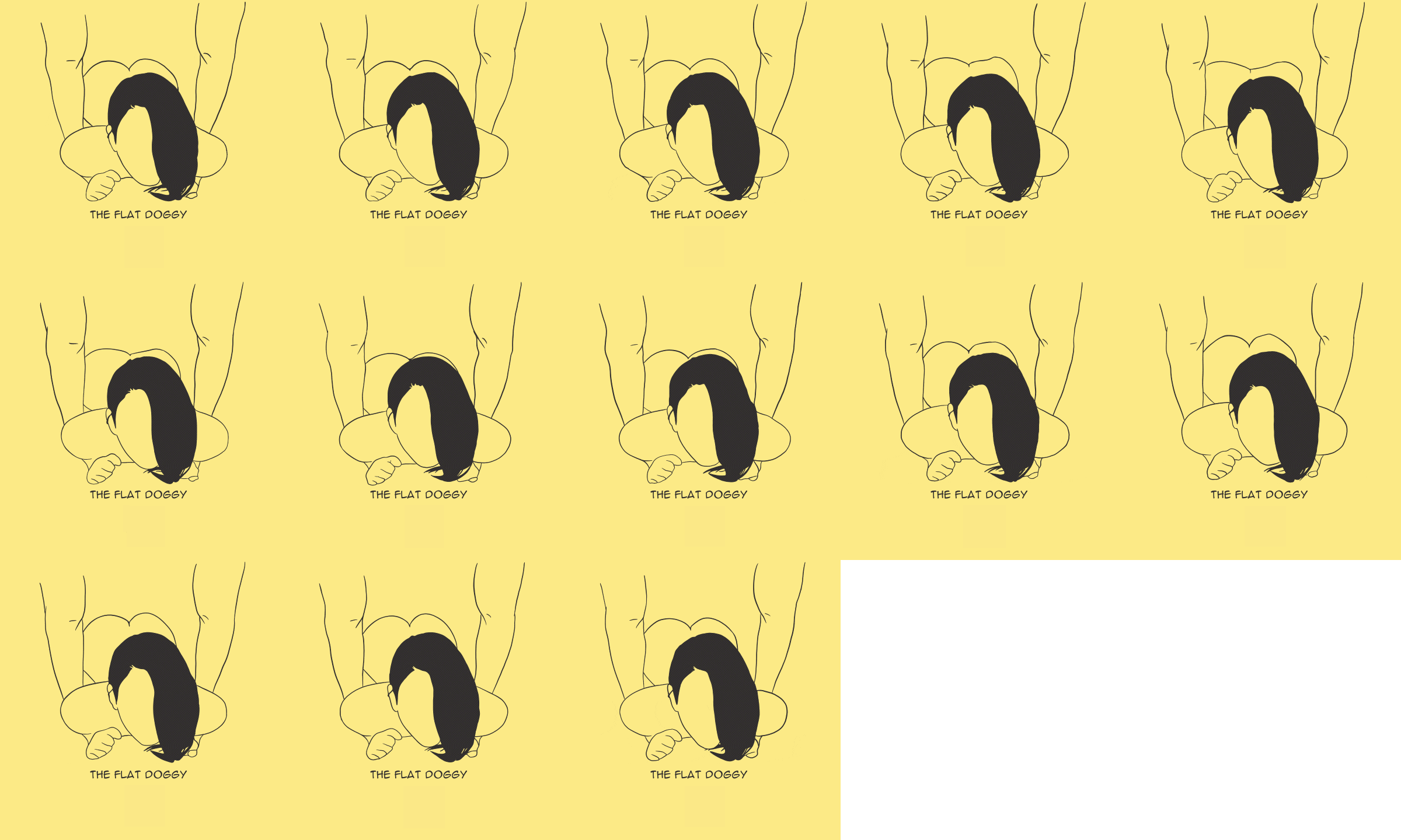 Illustration for Flat Doggy
